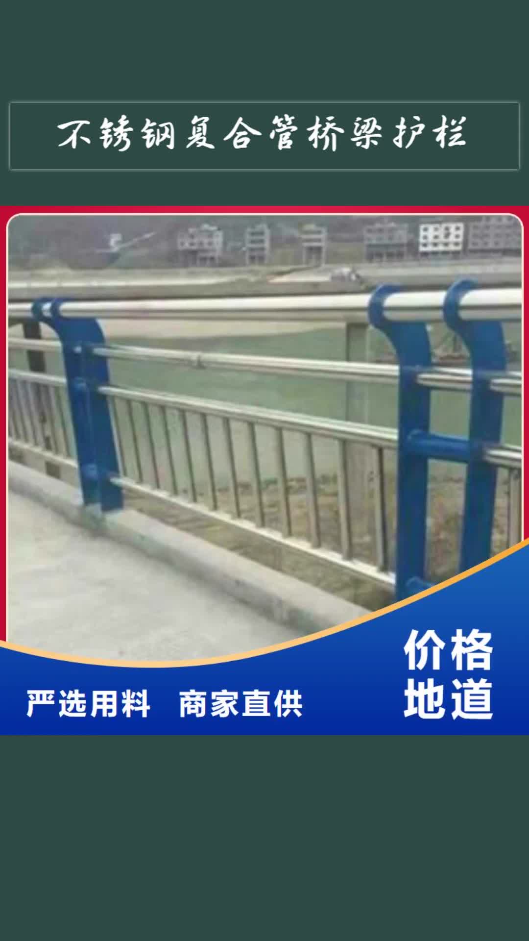 阜阳 不锈钢复合管桥梁护栏 【天桥栏杆】优良工艺