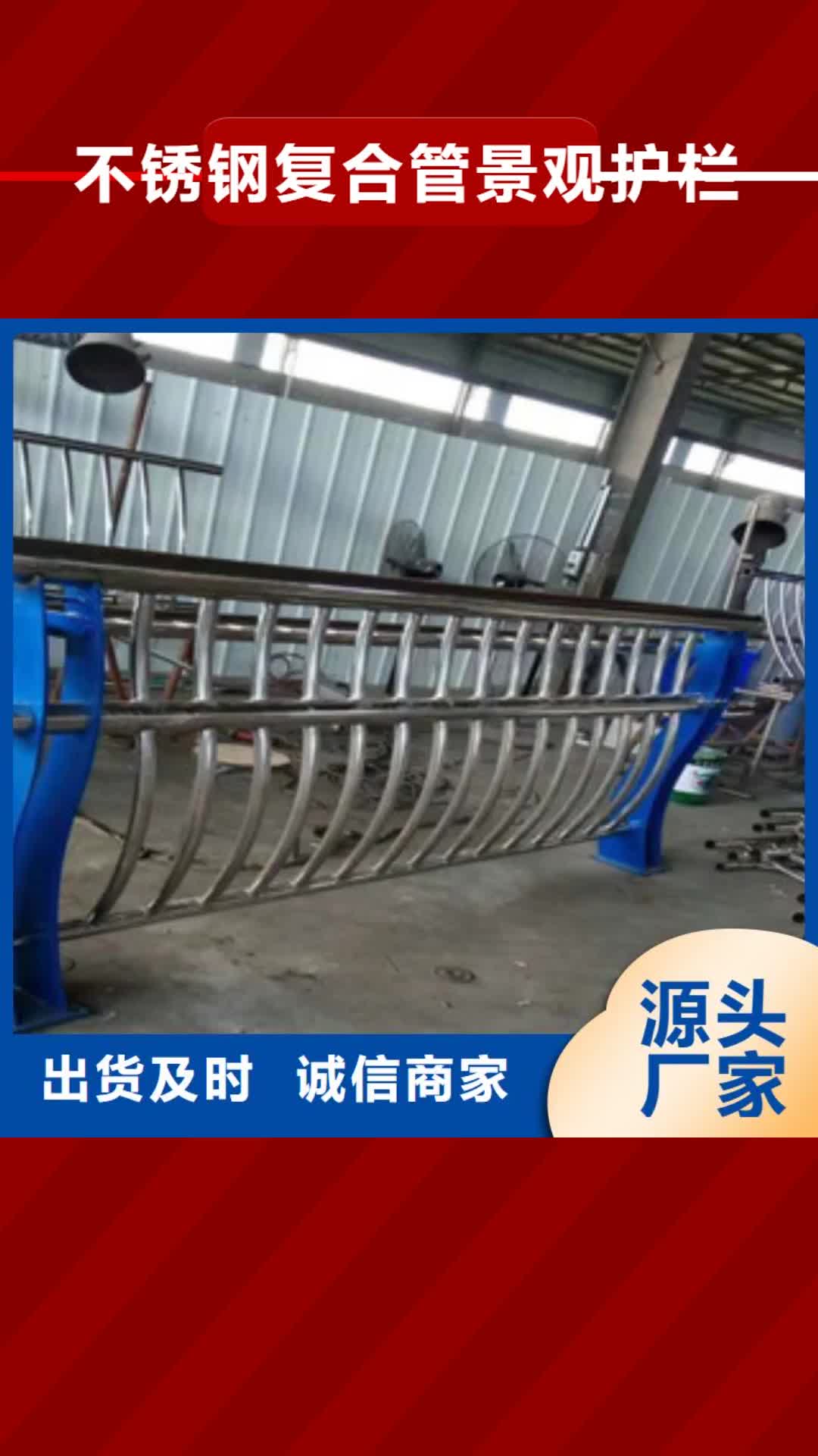 山东 不锈钢复合管景观护栏【桥梁防撞栏杆加工】质保一年