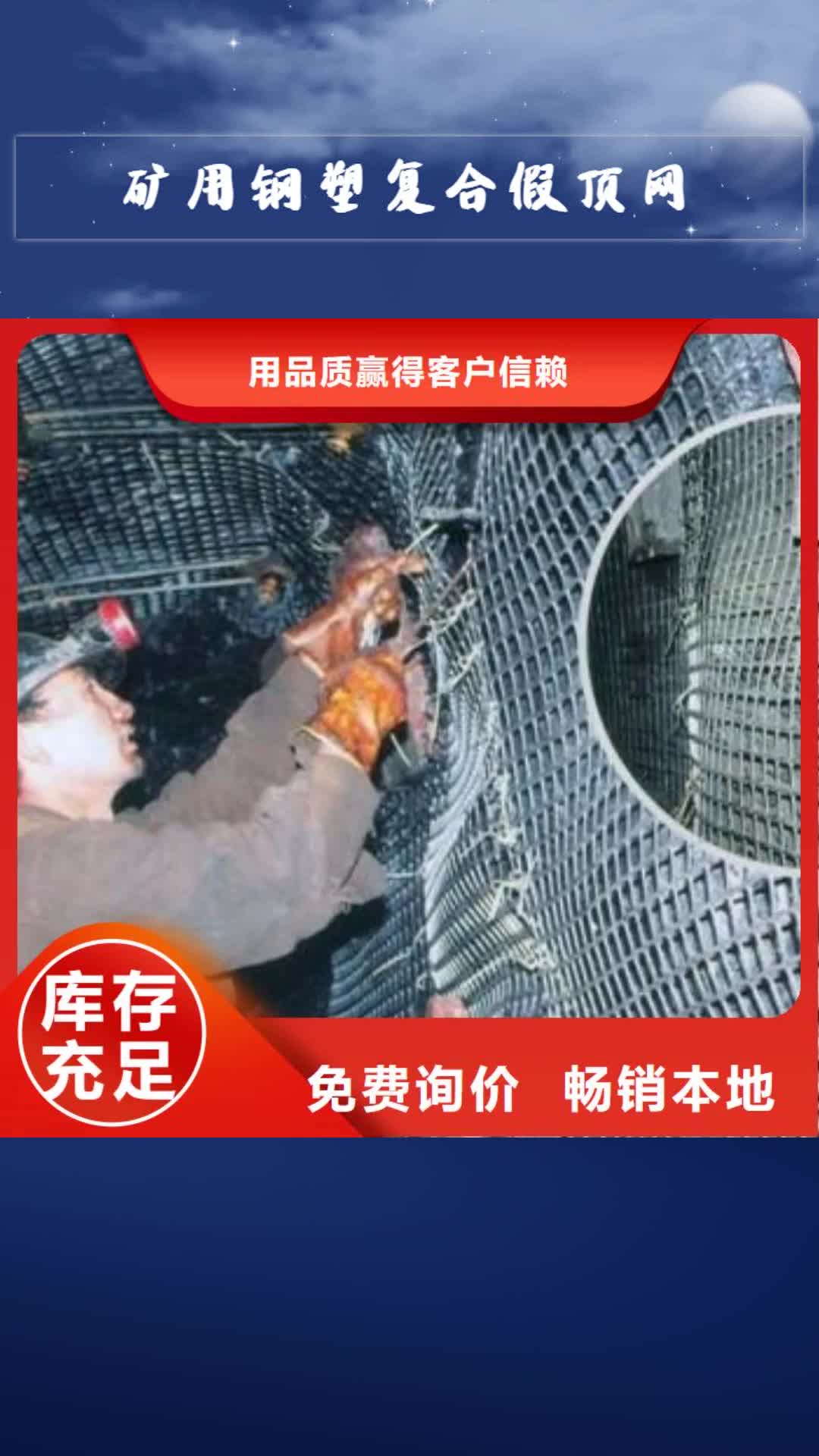 丽江【矿用钢塑复合假顶网】,塑料盲沟厂家货源