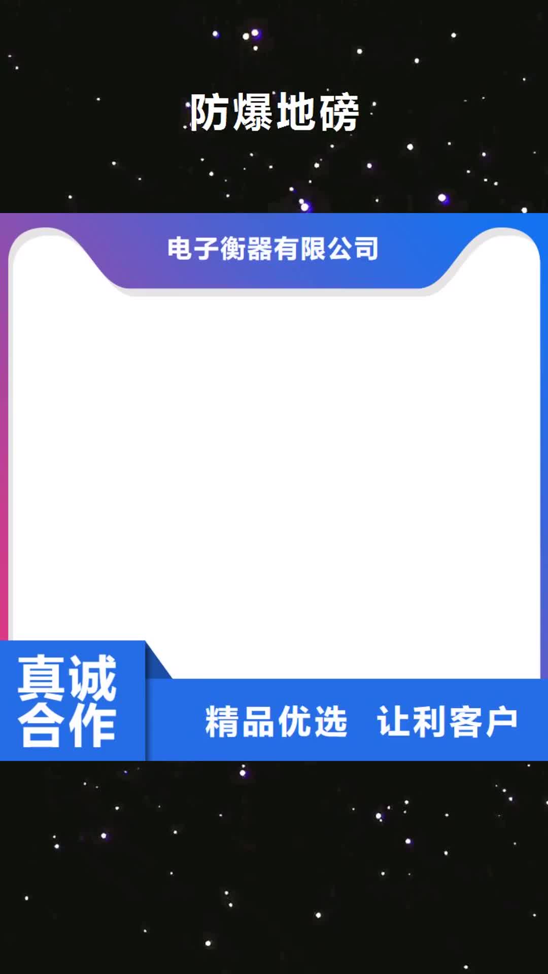 【保山 防爆地磅 地磅仪表专业生产团队】