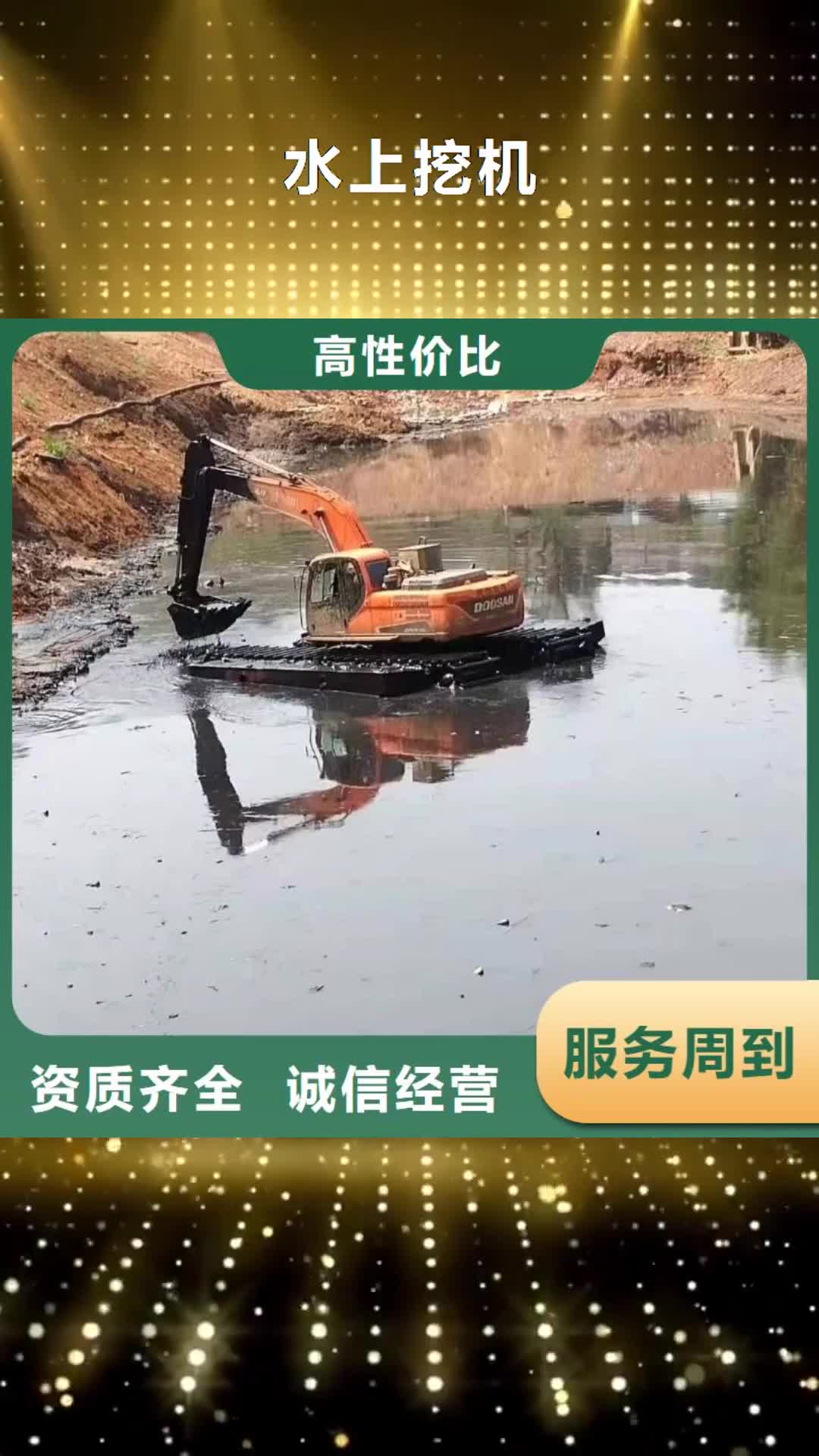 【承德 水上挖机水陆两用挖掘机出租诚信经营】