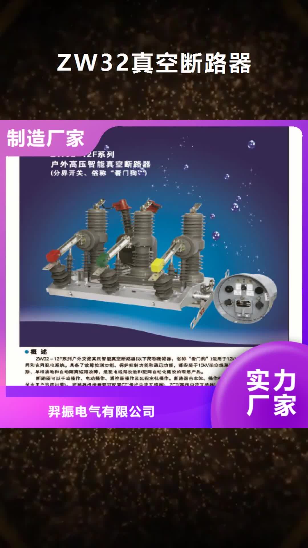 新乡ZW32真空断路器-【跌落式熔断器厂家】保障产品质量