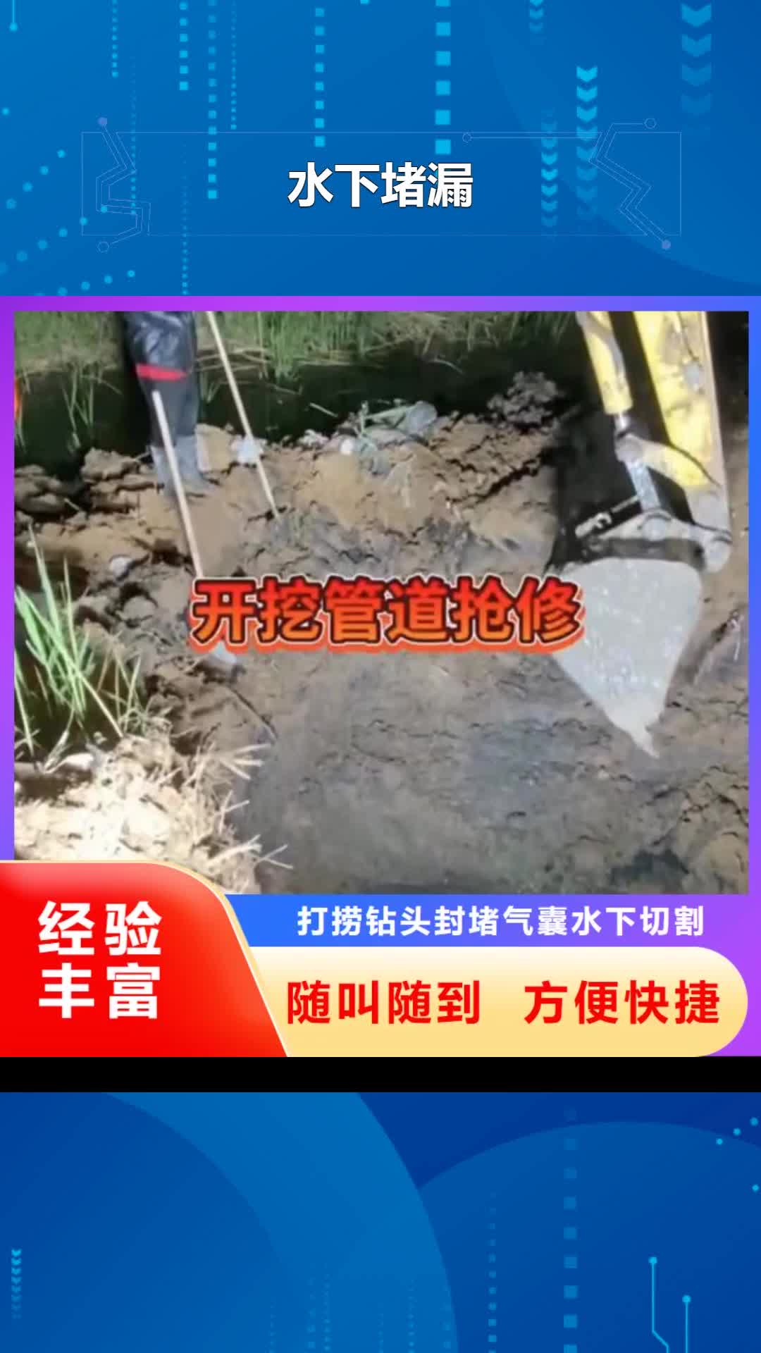 大庆【水下堵漏】-【水下清障】实力团队